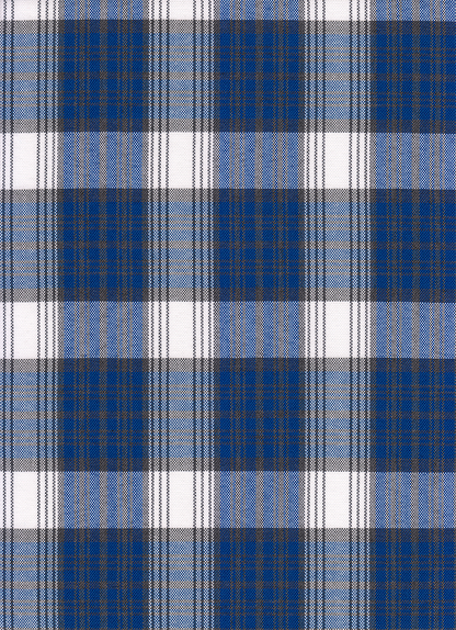 FABRIC/YARDAGE-Black-Black & White Shadow Plaid