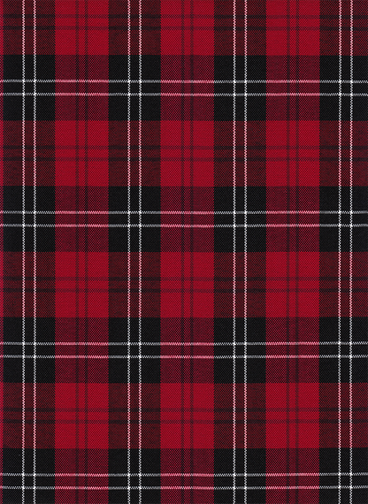 FABRIC/YARDAGE-Black-Black & White Shadow Plaid