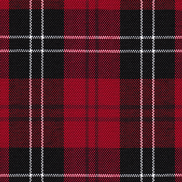 FABRIC/YARDAGE-Black-Black & White Shadow Plaid