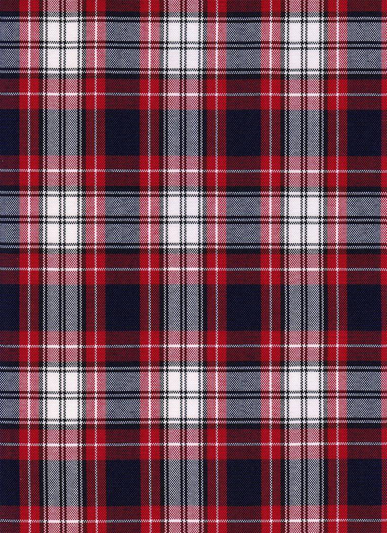 FABRIC/YARDAGE-Black-Black & White Shadow Plaid