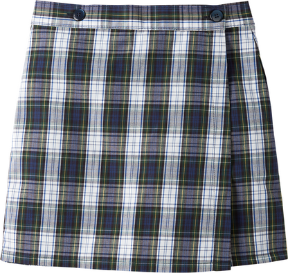 Button Front Skort