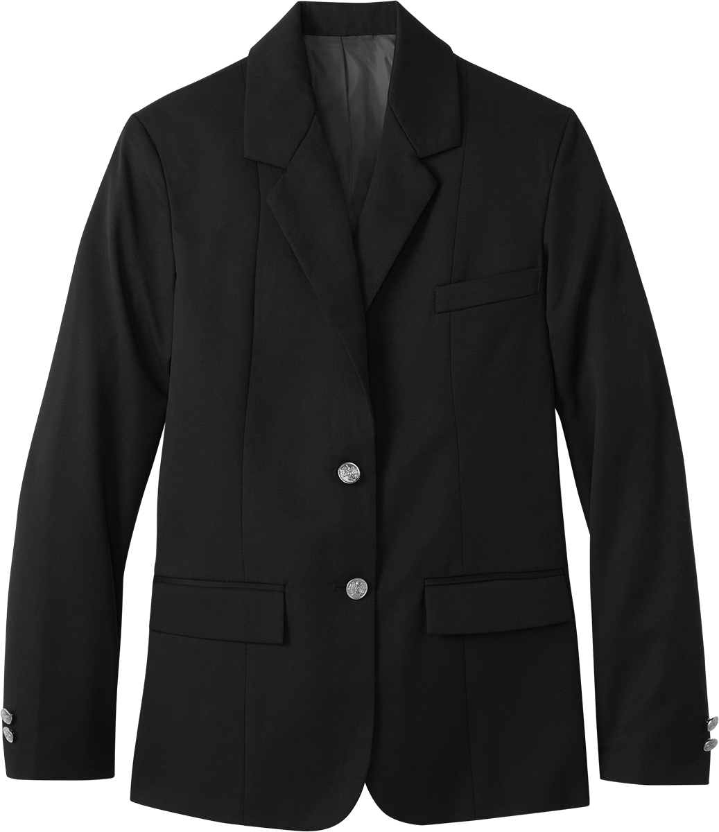 Single-Breasted Two-Button Blazer