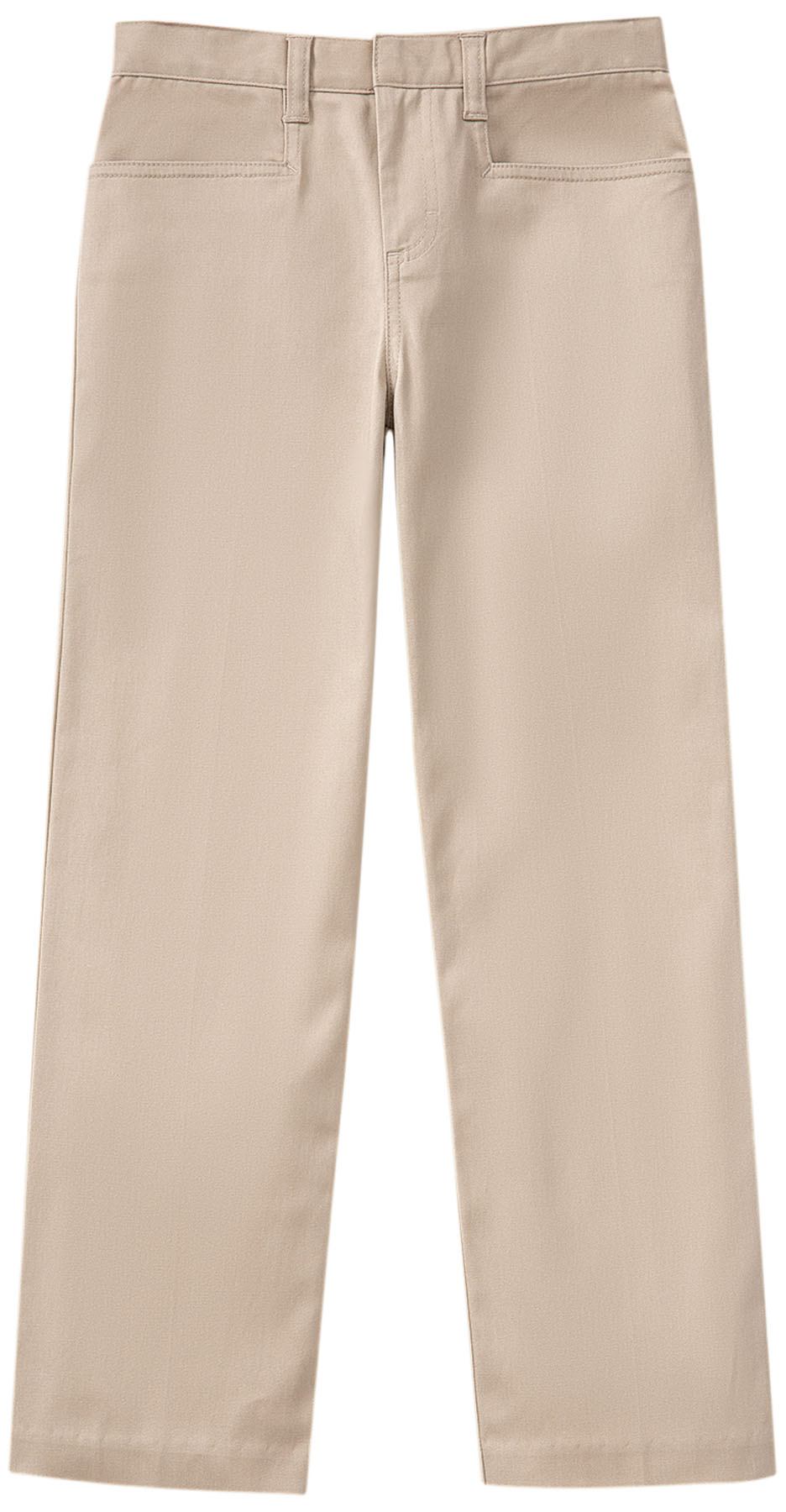 Stretch Twill Low Rise Pants