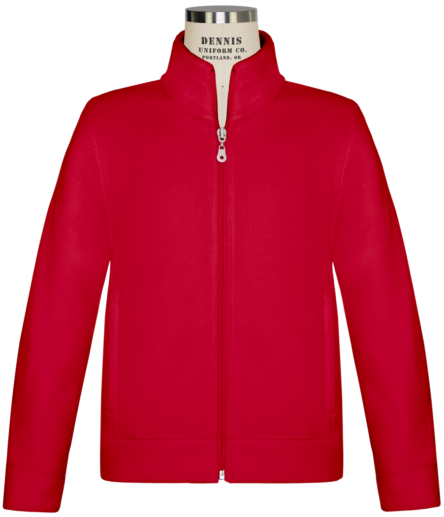 Zip Front Microfleece Jacket