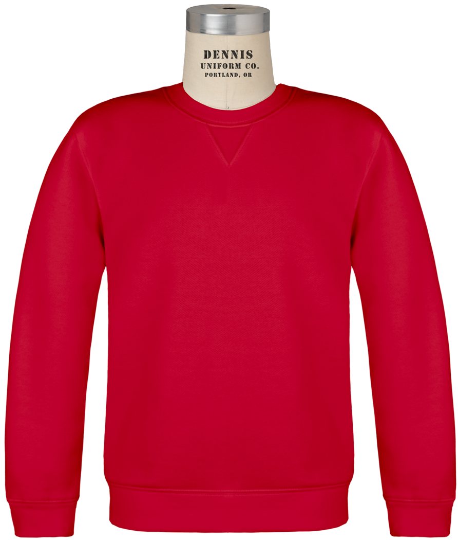 Crew Neck Fleece Sweatshirt