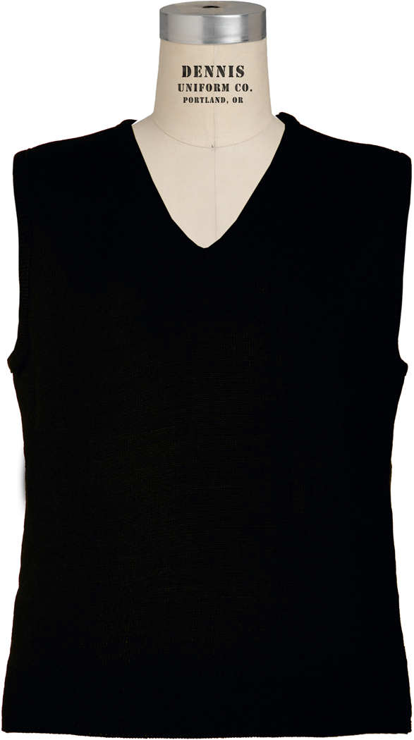 V-Neck Fine Gauge Pullover Sweater Vest