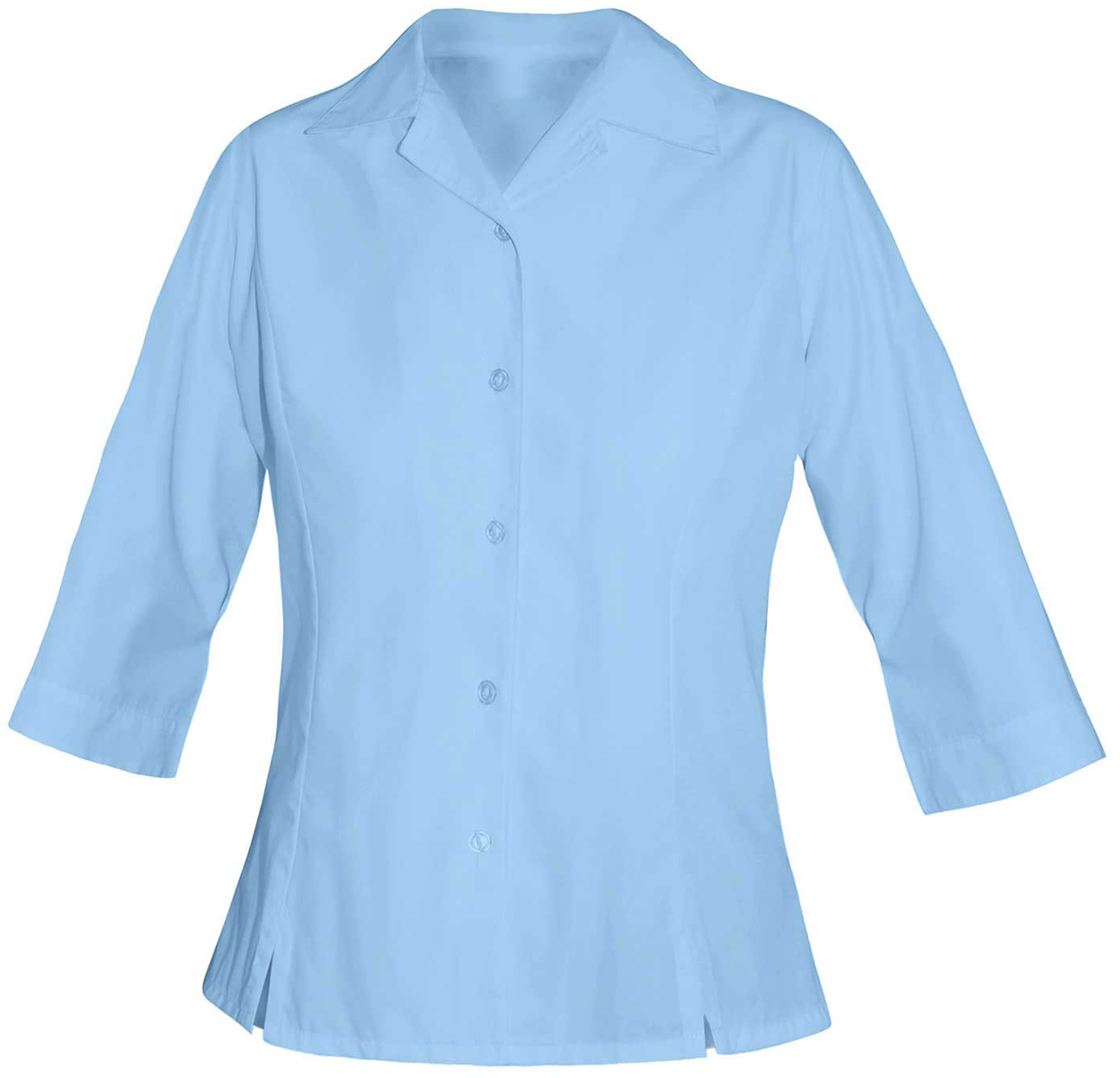 3/4 Sleeve Poplin Blouse