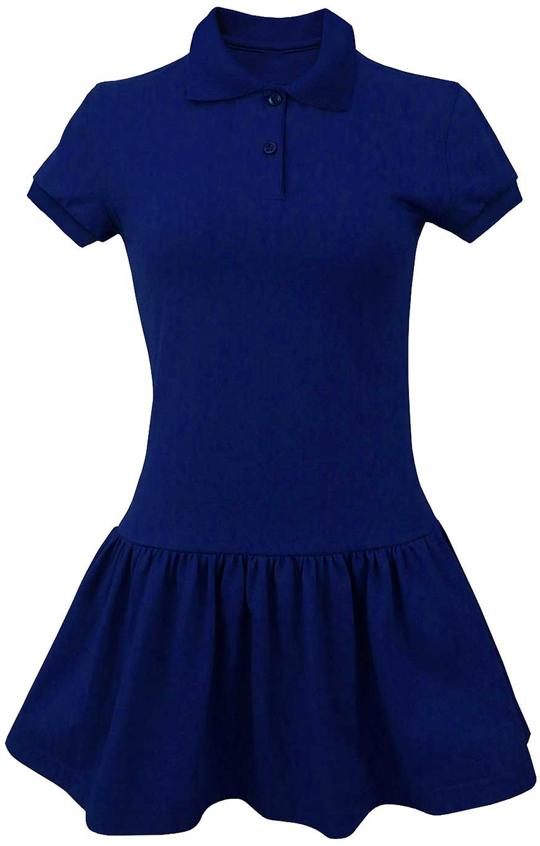 Short Sleeve Jersey Polo Dress