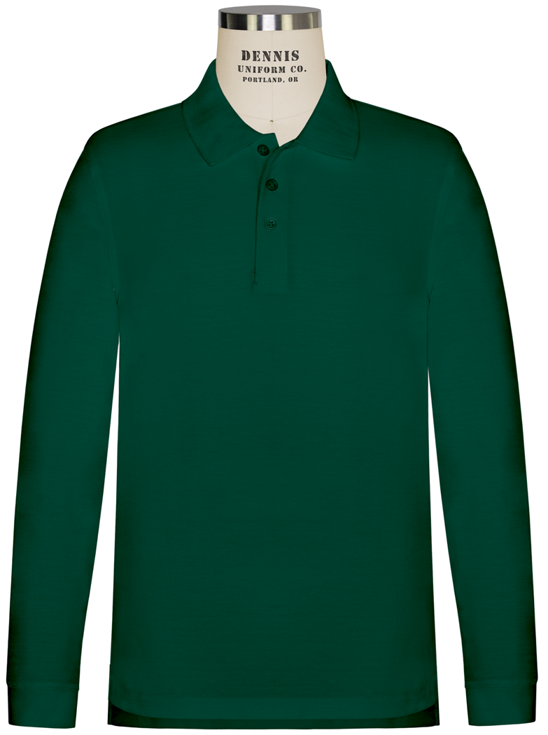 Long Sleeve Piqué Polo