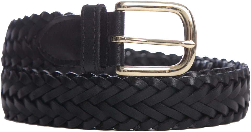 Braided Leather Belt